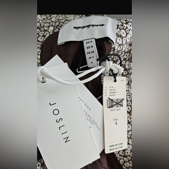 Linen dress Joslin Quinn NWT - Picture 9 of 9